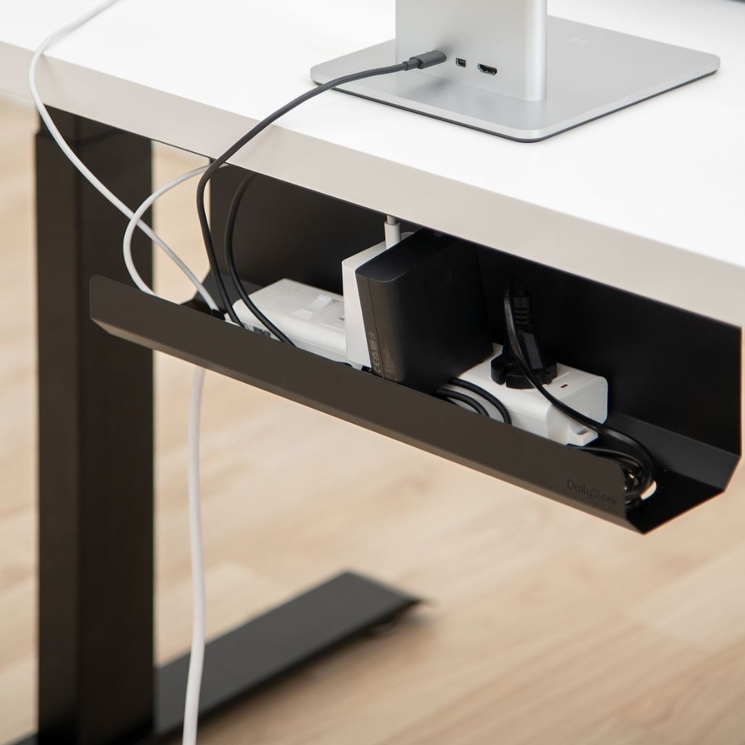 SleekTray - Under Desk Cable Management Tray